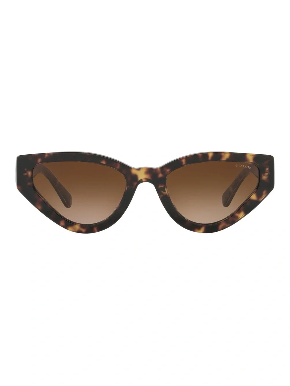 Coach Tortoise Shell Cat Eye Sunglasses - Brown Gradient